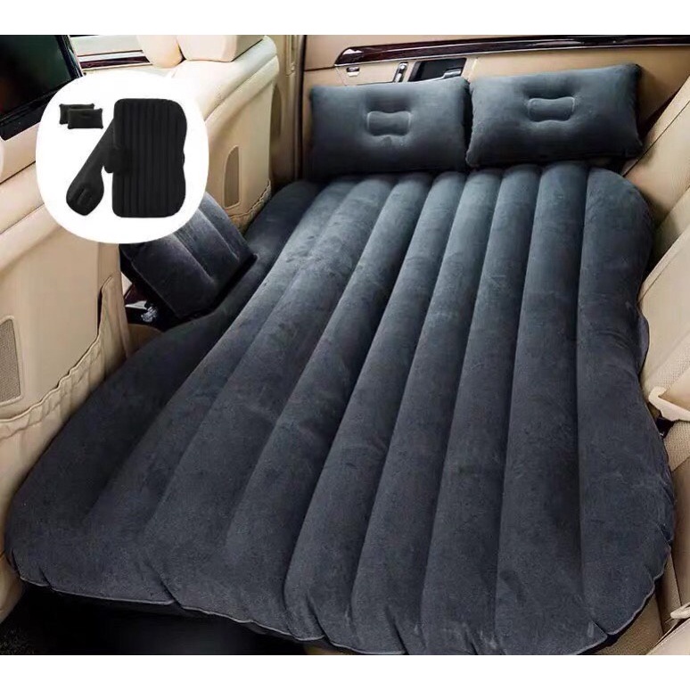 Đệm Hơi Ô Tô Vải Nhung Cao Cấp Kích Thước 135x85x45 cm - Nệm Hơi Xe Dày Dặn