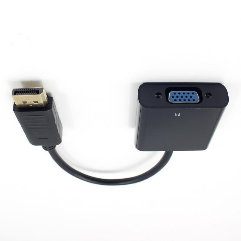 Đảm bảo chất lượng tại chỗ Bộ chuyển đổi DP sang VGA 1080p hình ảnh rõ nét Cáp chuyển đổi DP sang VGA HD video