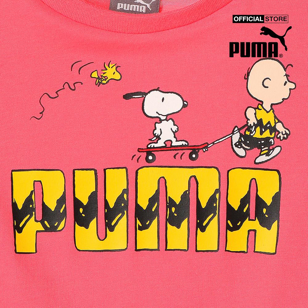 PUMA - Áo thun trẻ em PUMA X PEANUTS Graphic Tee B-599463-42