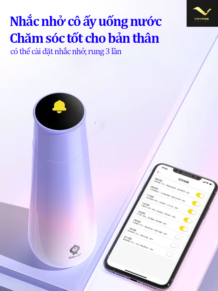 BÌNH GIỮ NHIỆT KẾT NỐI BLUETOOTH