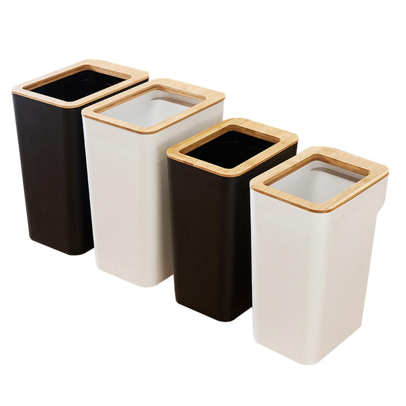 Modern Trash Bin Garbage Can Wastebasket Dustbin Bucket for Toilet Bedroom