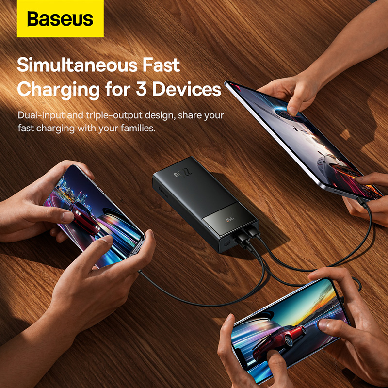 Pin Sạc Dự Phòng Baseus Star-Lord Digital Display Fast Charge Power Bank 20000mAh/30000mAh Hỗ trợ sạc nhanh PD QC AFC SCP FCP (Hàng chính hãng)