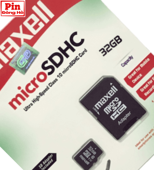 Thẻ nhớ 32GB micro SDHC Hàng chính hãng