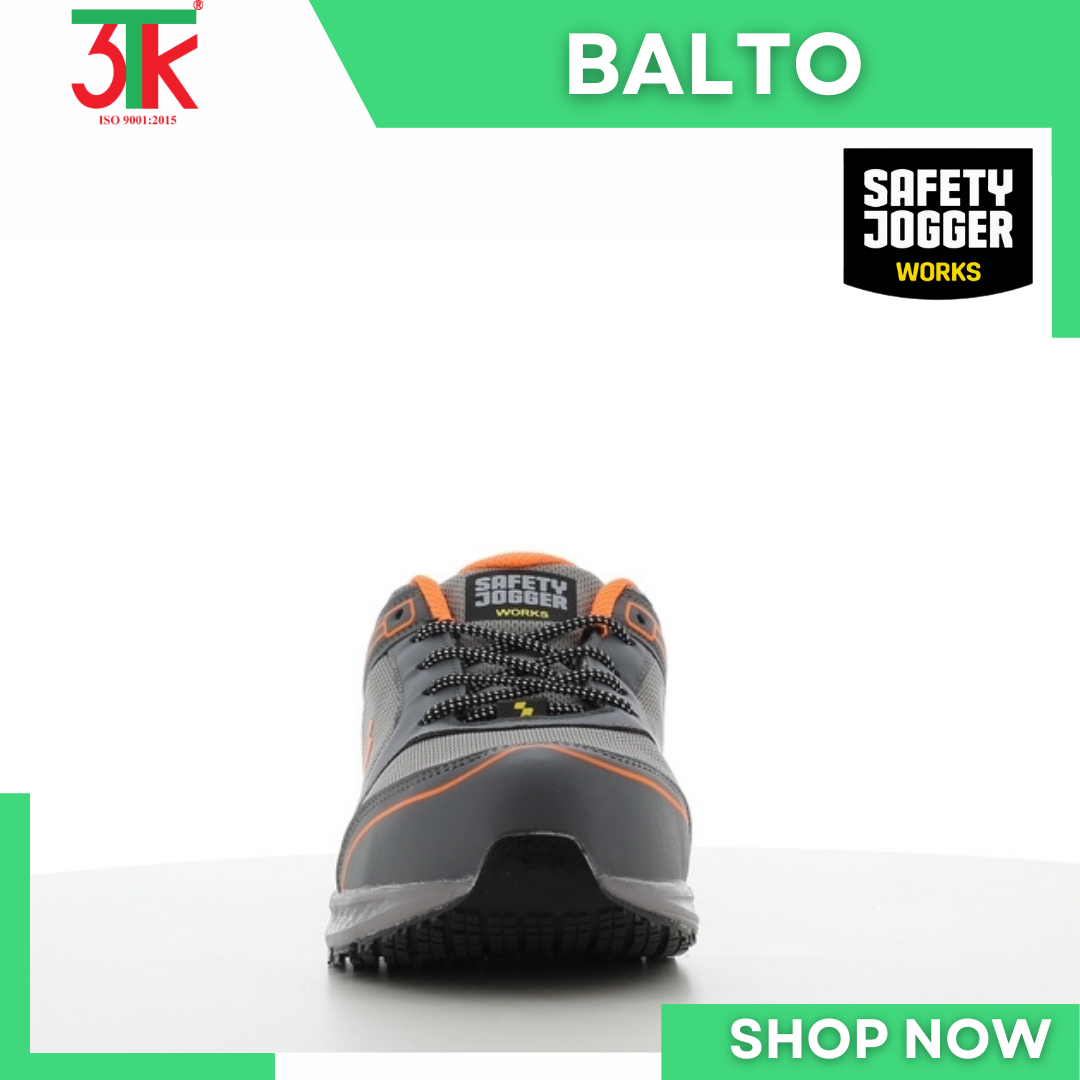 Giày Bảo hộ lao động Safety Jogger Balto S1 Siêu nhẹ Chống dầu, Chống Trơn Trượt, Chống va đập, Chống tĩnh điện sử dụng trong Công Trình Xây Dựng , Phân xưởng sản xuất