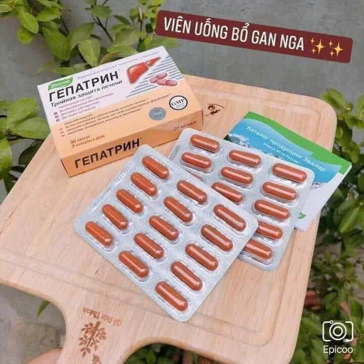 Viên bổ gan Gepatrin Evalar Nga (30vien)