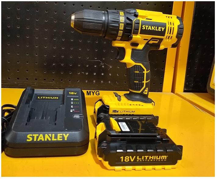 MÁY KHOAN PIN CẦM TAY 18V STANLEY SCD20D2K- HÀNG CHÍNH HÃNG
