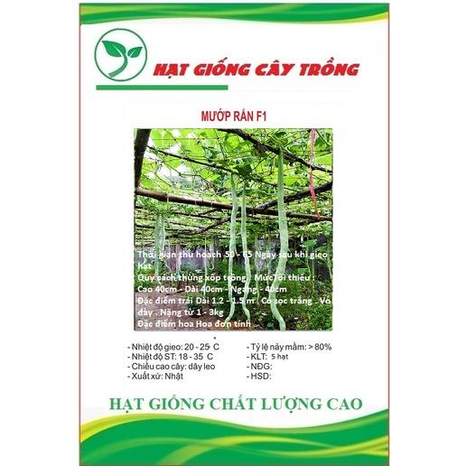 Hạt giống Mướp rắn Nhật Bản CT30 - Gói 5 hạt