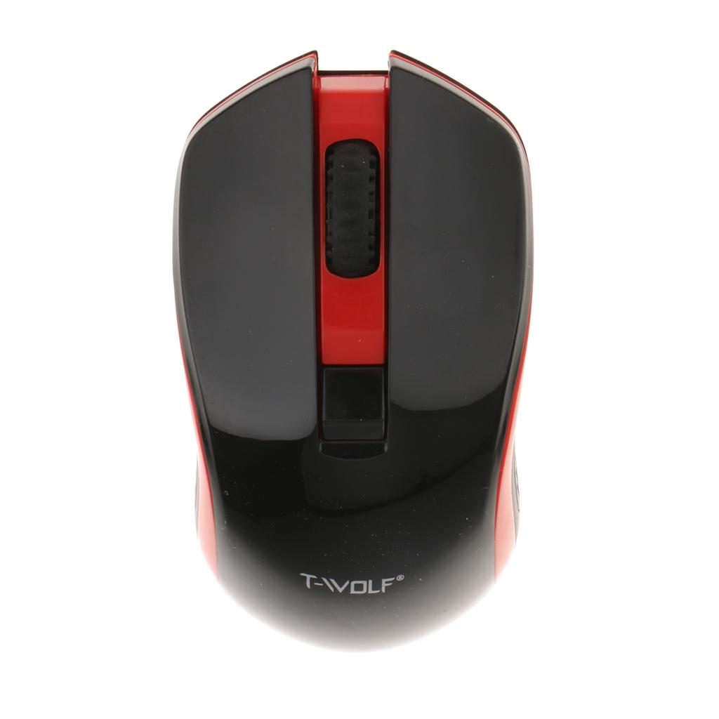 USB Wireless Adapter Mouse Cordless Optical Scroll Mouse