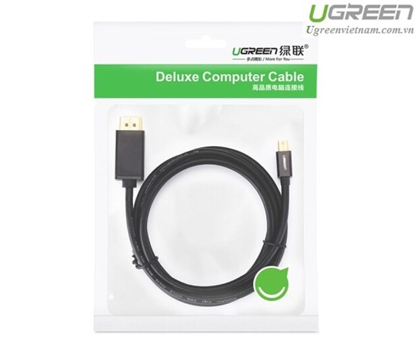 Cáp Mini DisplayPort To Displayport Dài 1,5M Ugreen 10477 Cao Cấp-Hàng Chính Hãng