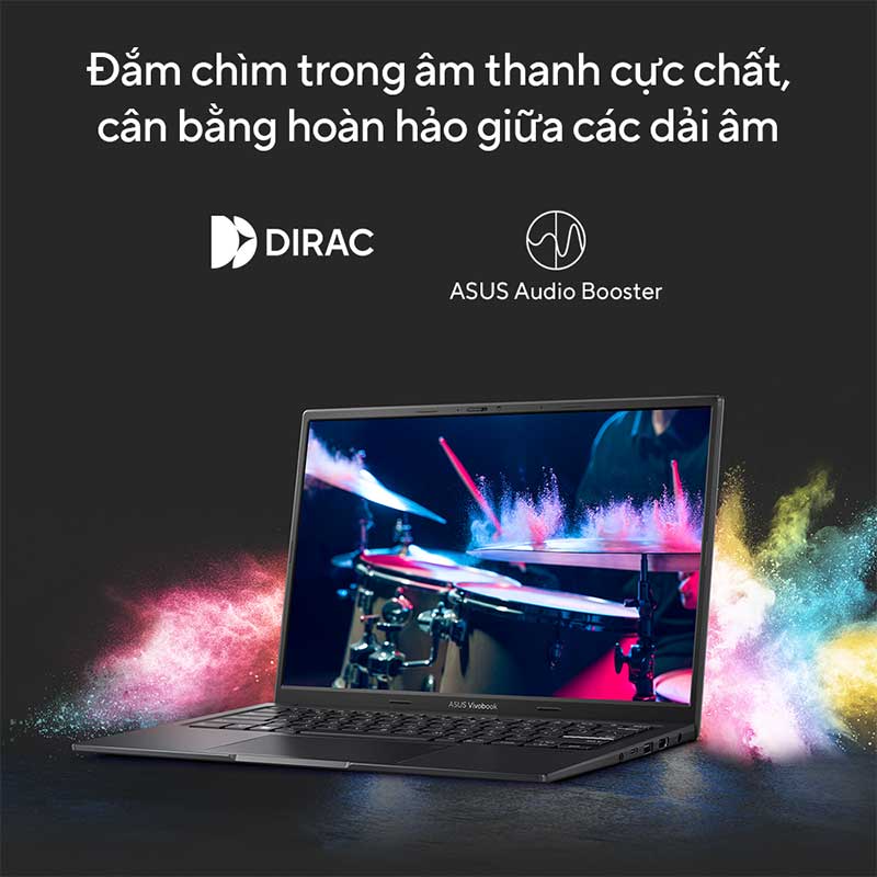 Laptop ASUS Vivobook 14X OLED S3405VA-KM071W (Core i9-13900H | 16GB | 512GB | Intel Iris Xe | 14 inch 2.8K OLED | Win 11 | Đen) - Hàng Chính Hãng - Bảo Hành 24 Tháng