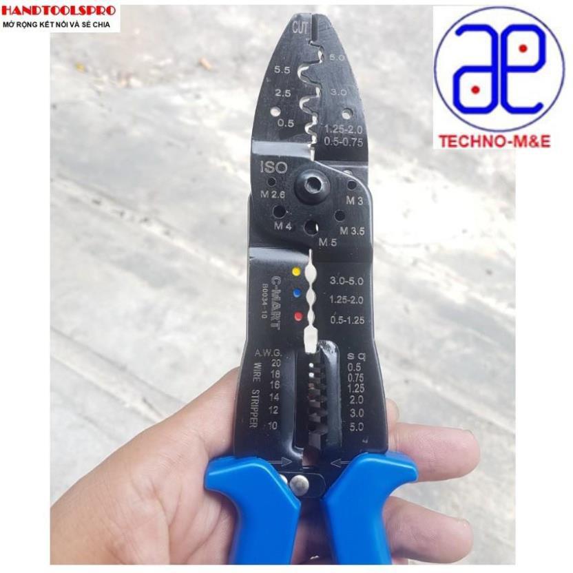 Kìm bấm cos, tuốt dây 225mm/9″ B0034-10
