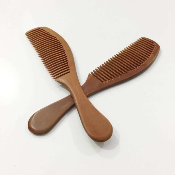 Lược Sừng, Lược Gỗ Chải Tóc Loại Đẹp Dài 20cm Phủ Lớp Dầu Bóng Xinh Xắn Cao Cấp