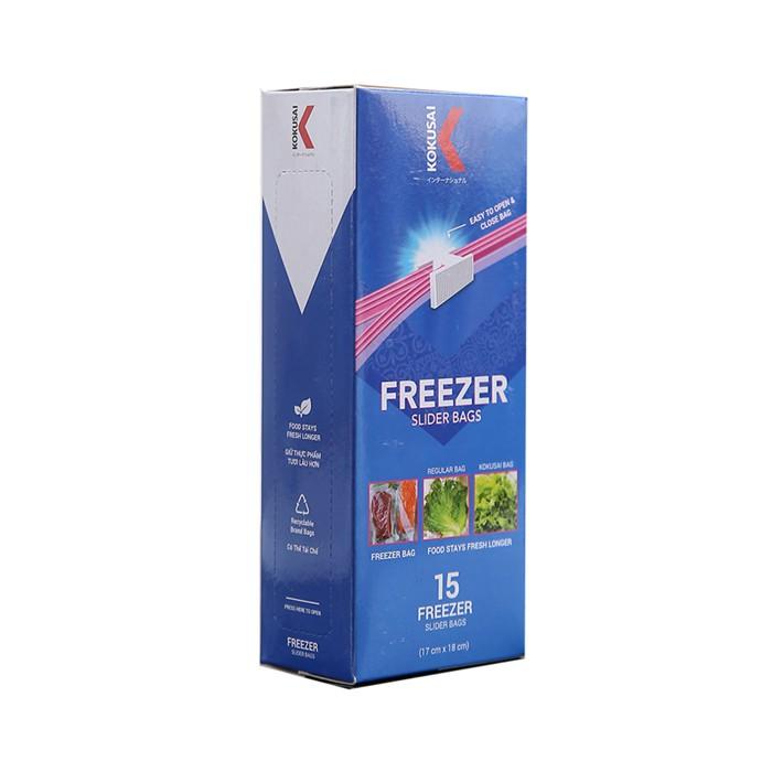 Túi Freezer Kokusai 17x18cm (15 Túi/ hộp)