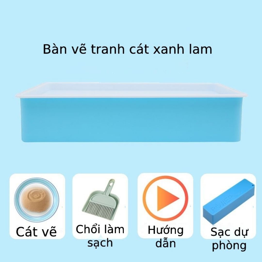 Bàn vẽ tranh cát giúp trẻ phát triển trí tuệ