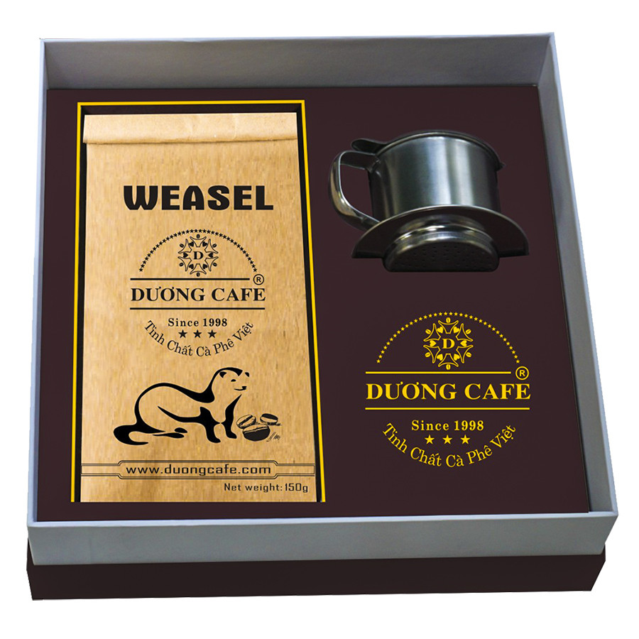 Cà phê Chồn tự nhiên : WEASEL 150G / HỘP