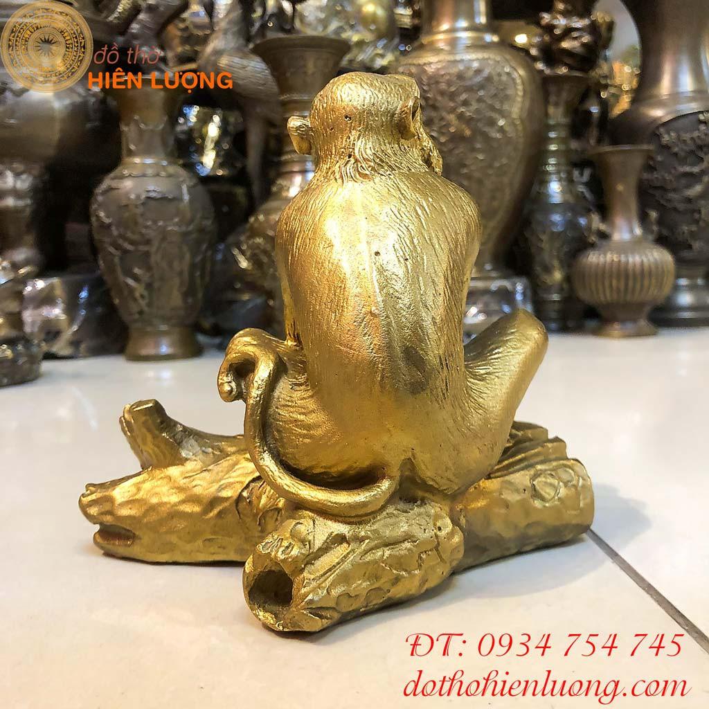 Tượng Khỉ Ngồi Cành Cây Phong Thủy