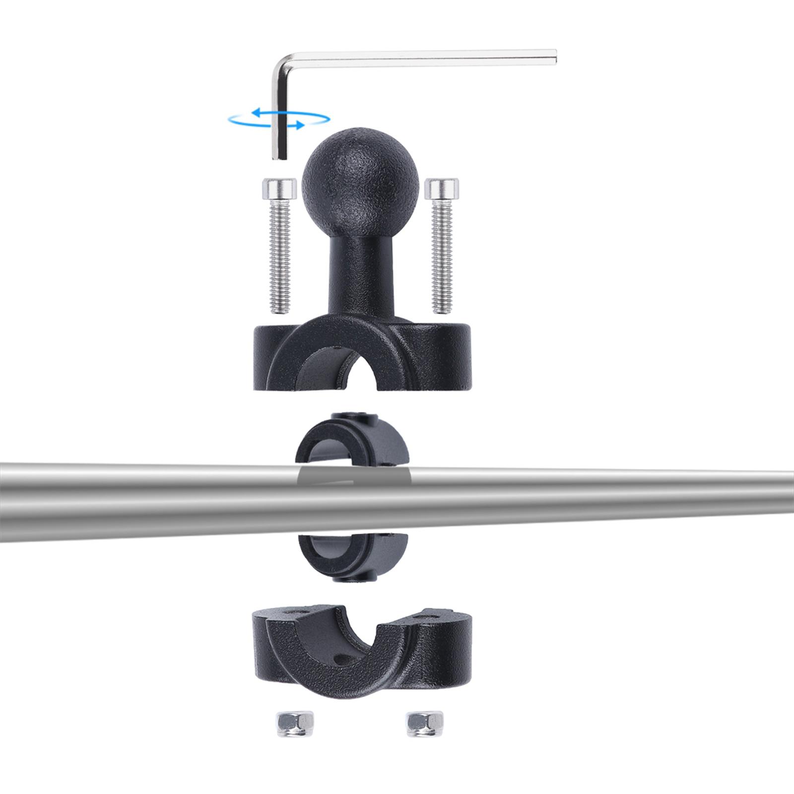 Car Headrest Mount, Car Phone Mount for Back Seat Bracket for iPad Tablet - Black