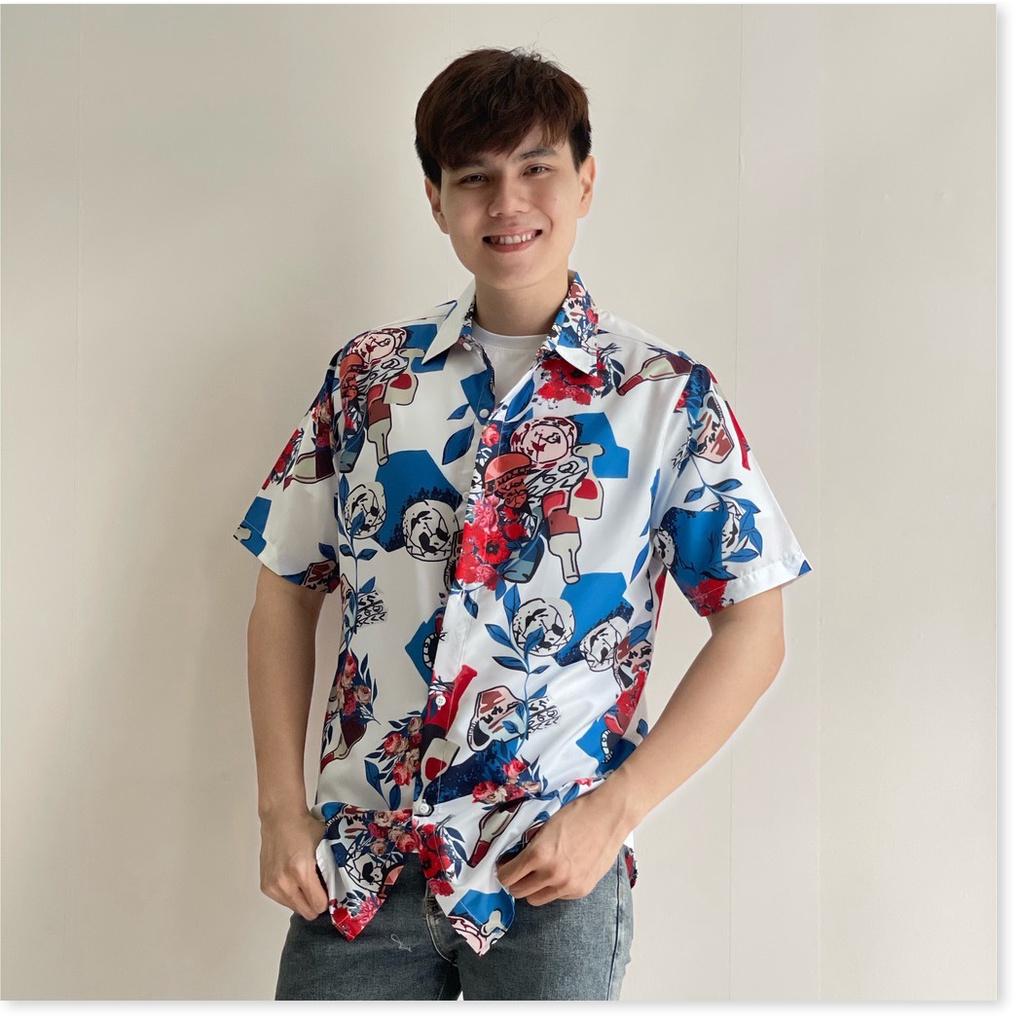 ÁO SƠ MI HOẠ TIẾT HOA MÀU CỰC ĐẸP , HOT 2021 HQ 99 STORE