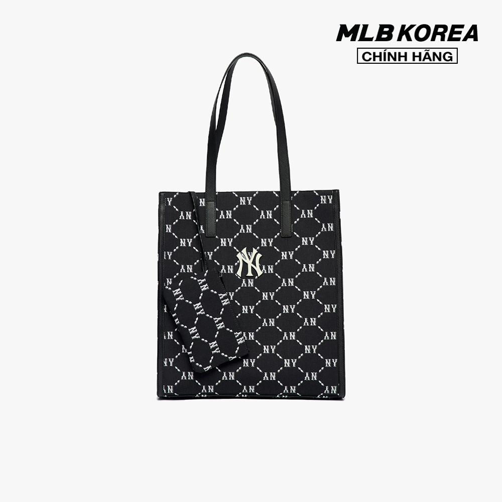 MLB - Túi tote chữ nhật Monogram Diamond Jacquard 3AORM012N