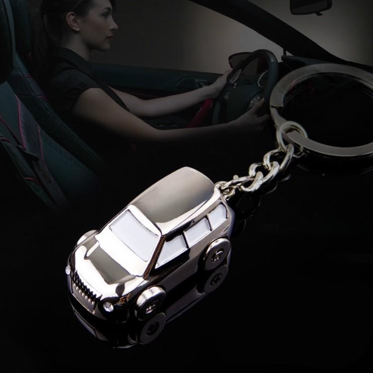 Móc khóa hợp kim kẽm hình xe hơi dễ thương