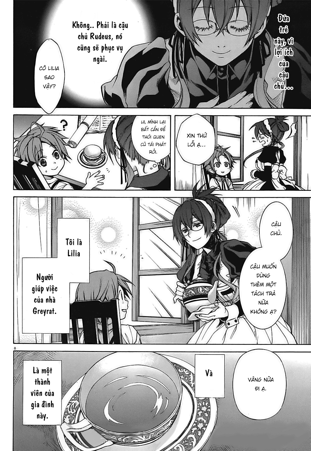 Chuyển Sinh Không Nghề Nghiệp: Tôi Sẽ Cố Gắng Hết Sức Nếu Tôi Đến Thế Giới Khác chapter 5.5 8