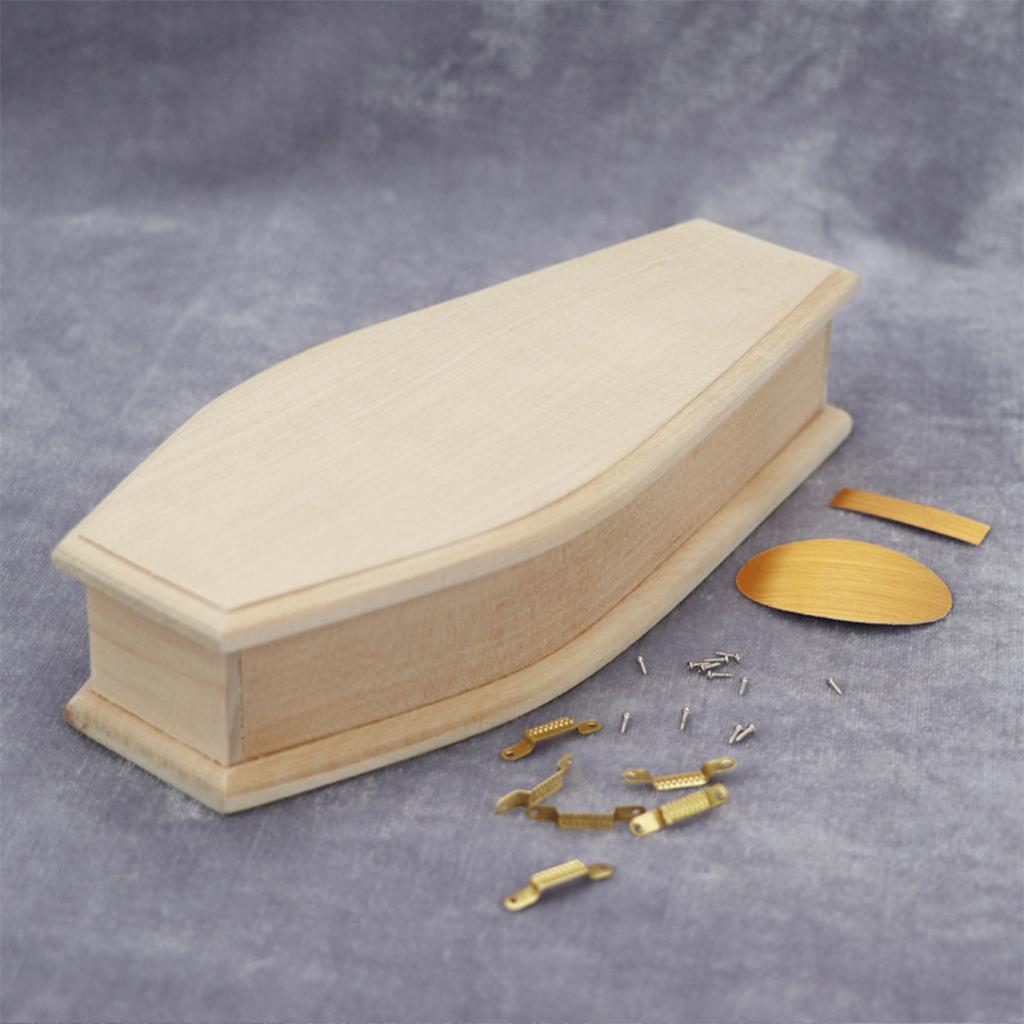 3x 1:12 Scale Dollhouse Miniature Casket Simulation Model Baby Doll Decor