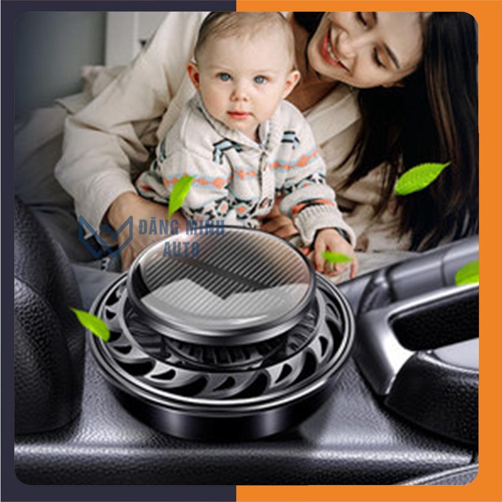 Sáp thơm khuếch tán tinh dầu xoay 360 độ sử dụng năng lượng mặt trời, nước hoa ô tô xe hơi cao cấp ST03
