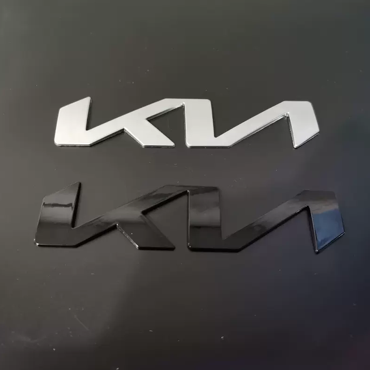 Logo biểu tượng trước và sau xe ô tô KIA - Chất liệu nhựa ABS cao cấp