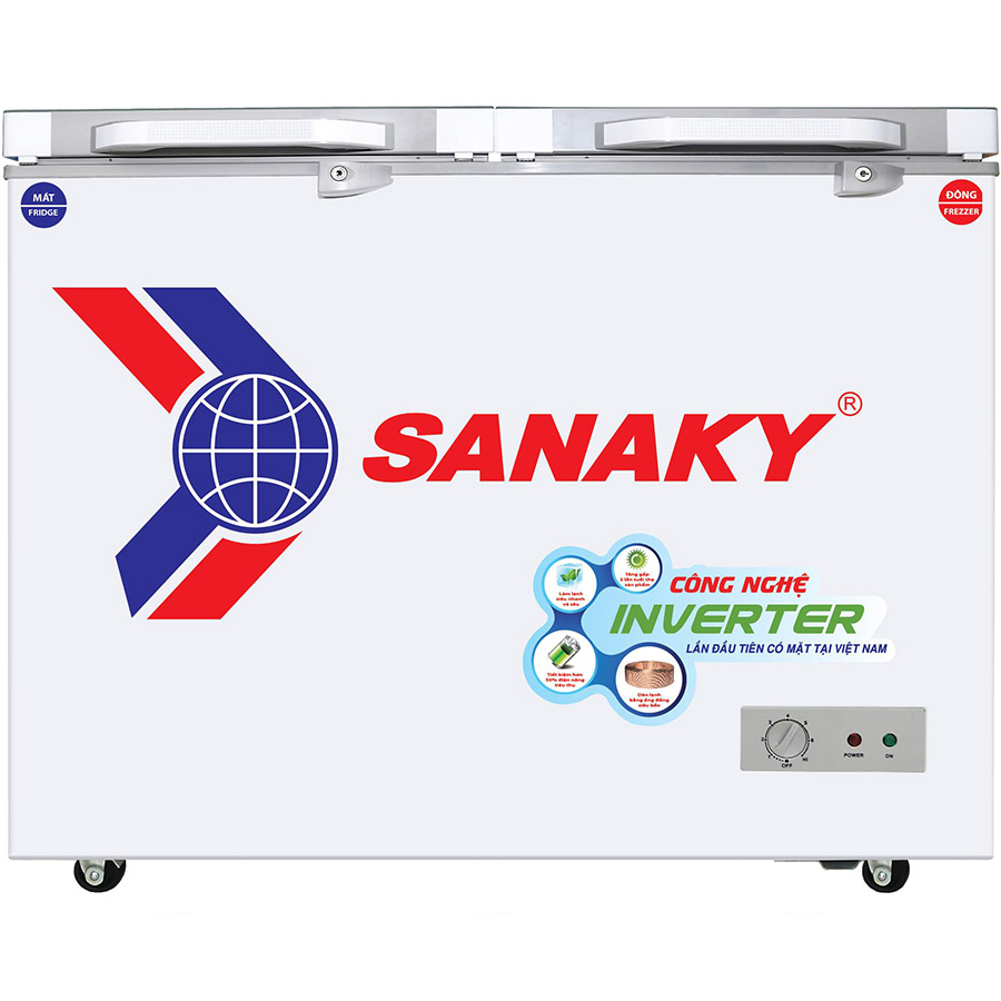 Tủ Đông Kính Cường Lực Inverter Sanaky VH-3699A4 (270L) - Hàng Chính Hãng - Chỉ Giao tại Đà Nẵng