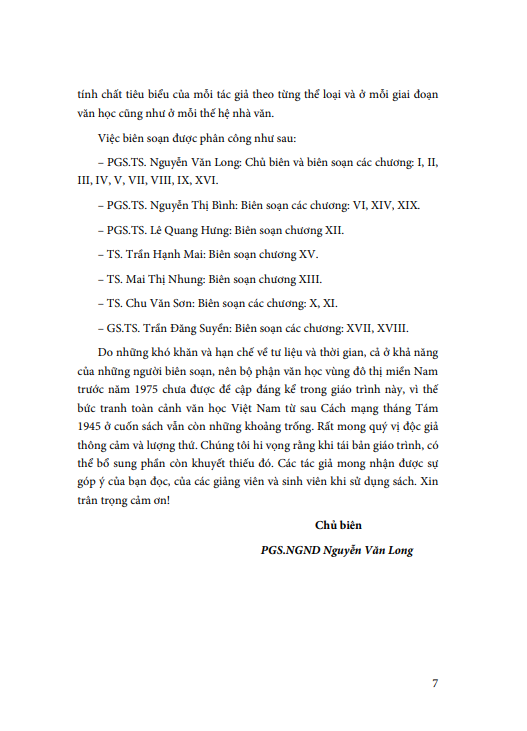 Văn học Việt Nam hiện đại (Bìa cứng)