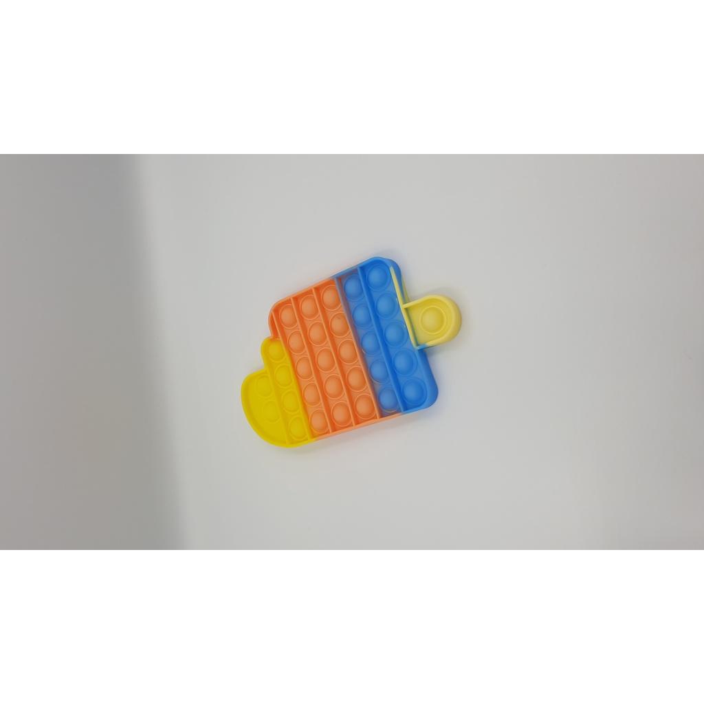 (Màu Đẹp) Pop It, Đồ Chơi Giải Tỏa Căng Thẳng,Push Pop It Fidget Toy Rainbow Color