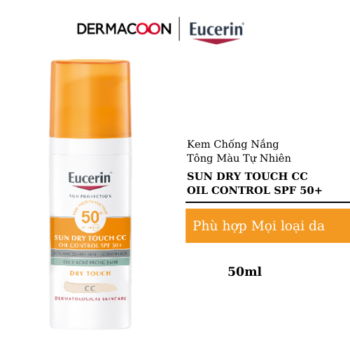 Kem Chống Nắng Eucerin Sun Dry Touch CC Oil Control SPF50+ 50ml - 87937