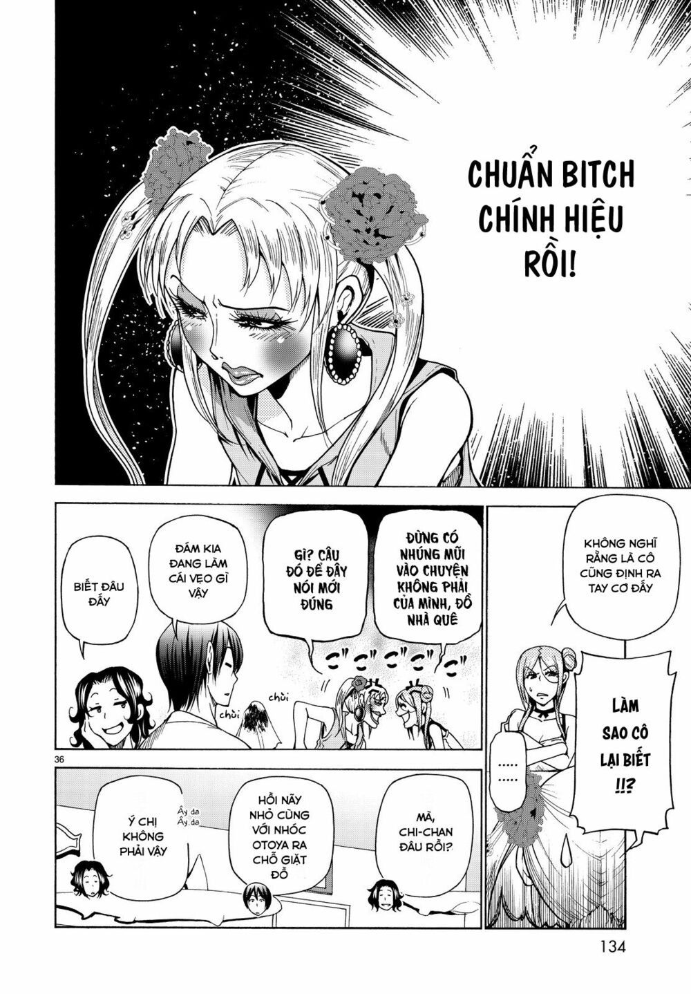 cô gái thích lặn - grand blue chapter 35 36