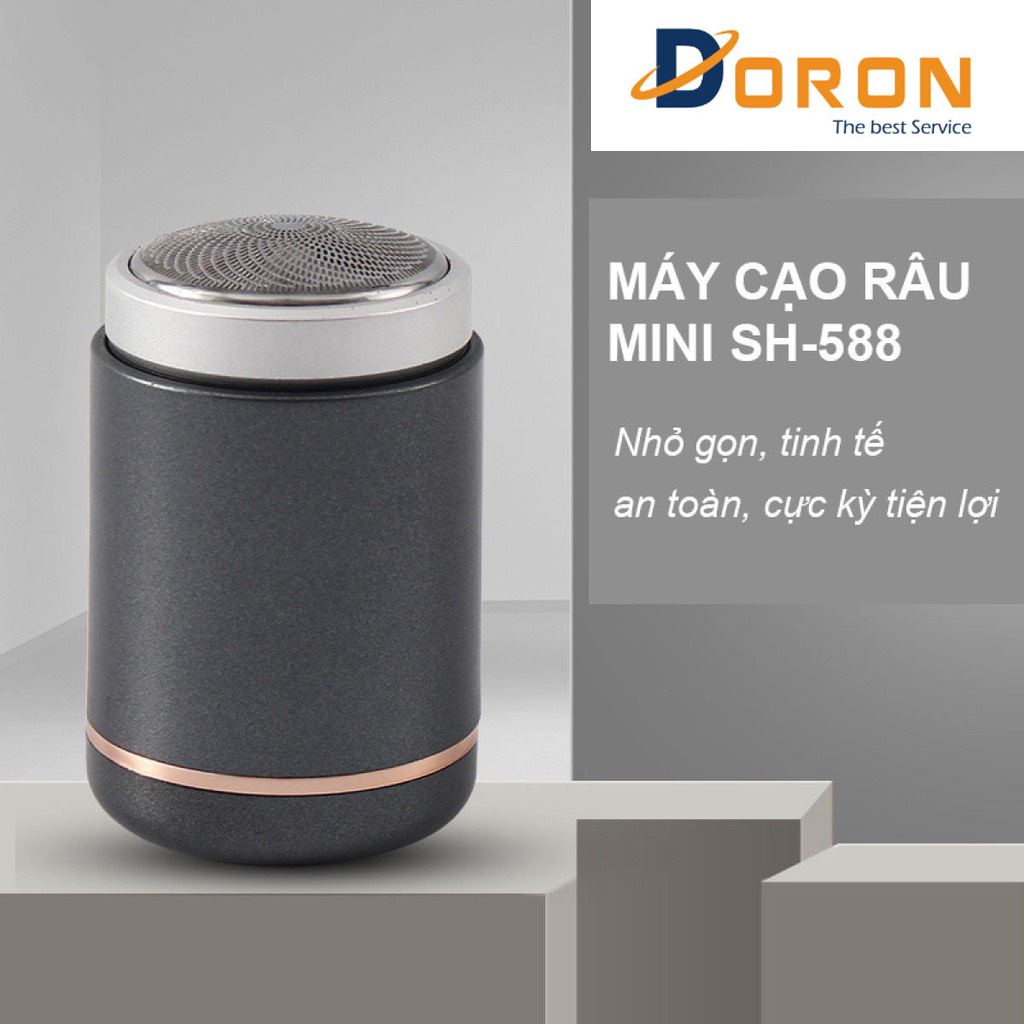 Máy Cạo Râu Đa Năng SH-588, 3 Lưỡi Nhỏ Gọn, Cạo Khô Ướt Không Trầy Xước - HÀNG CHÍNH HÃNG