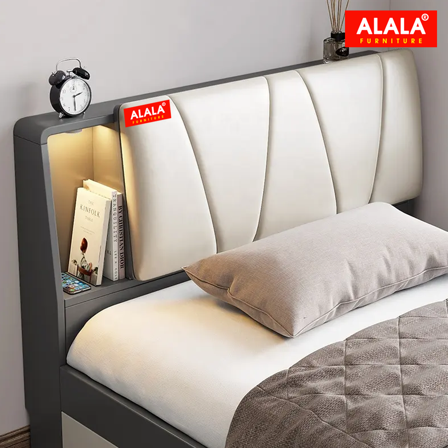 Giường ngủ ALALA1036 gỗ HMR chống nước - www.ALALA.VN - 0939.622220