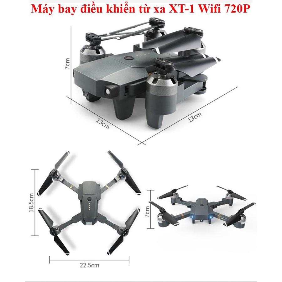 Flycam Mini,Flycam Full Hd - Máy bay điều khiển từ xa XT-1 kết nối Wifi 2.4 GHz quay phim, chụp ảnh Full HD 720P