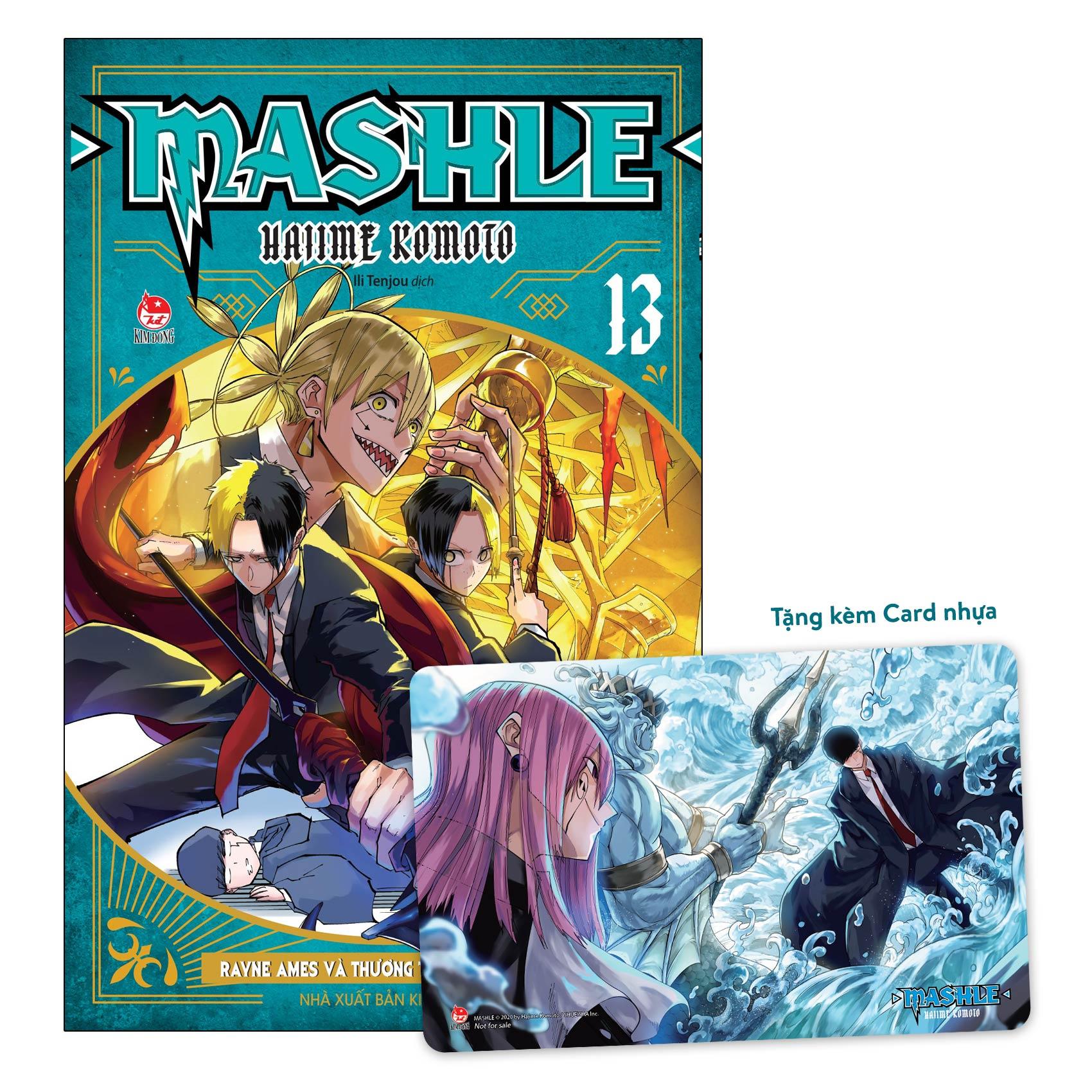 Sách - MASHLE - Tập 13 - Rayne Ames Và Thương Thủ Mạnh Nhất - Tặng Kèm Card Nhựa