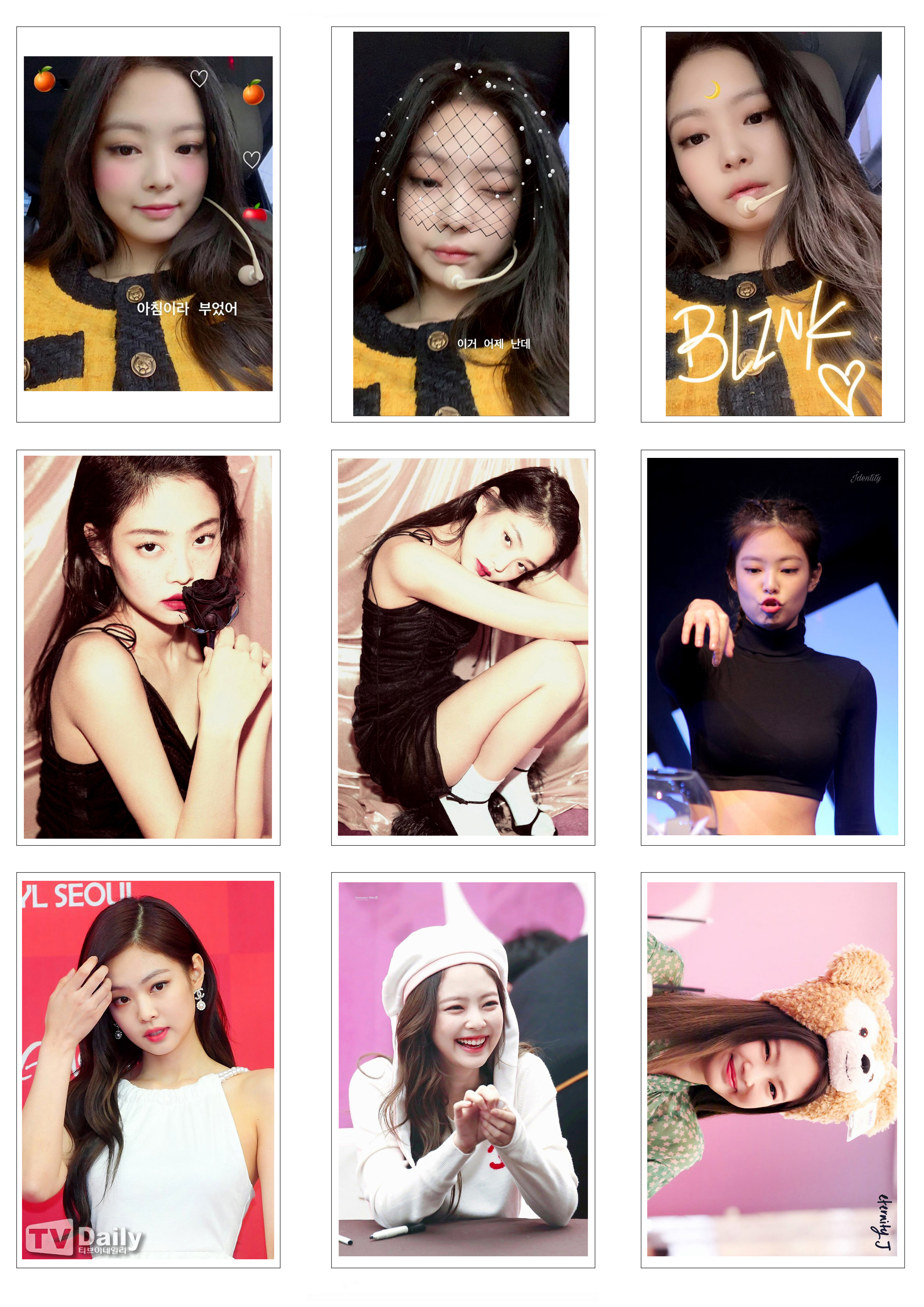 Lomo Card Ảnh JENNIE - BLACKPINK ( 36 ảnh)