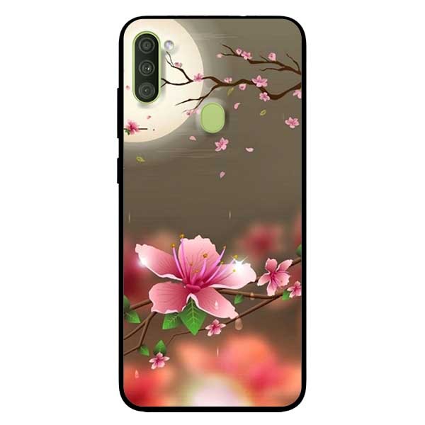 Ốp lưng dành cho Samsung A11 mẫu Ánh Trăng Hoa Đào