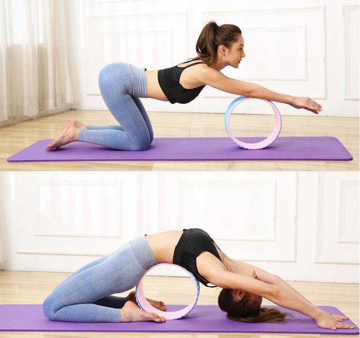 Vòng Tập Yoga Có Gai Massage Thế Hệ Mới nhất hiện nay (KT 33 x 13,5cm)có 3 màu Khách lựa chọn