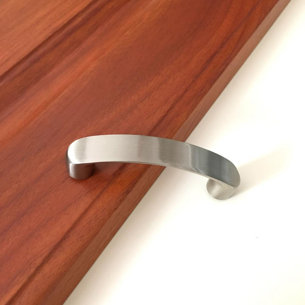 2xAluminum Brushed Nickel Kitchen Door Cabinet Drawer Handle Pulls 96MM 64MM 96mm