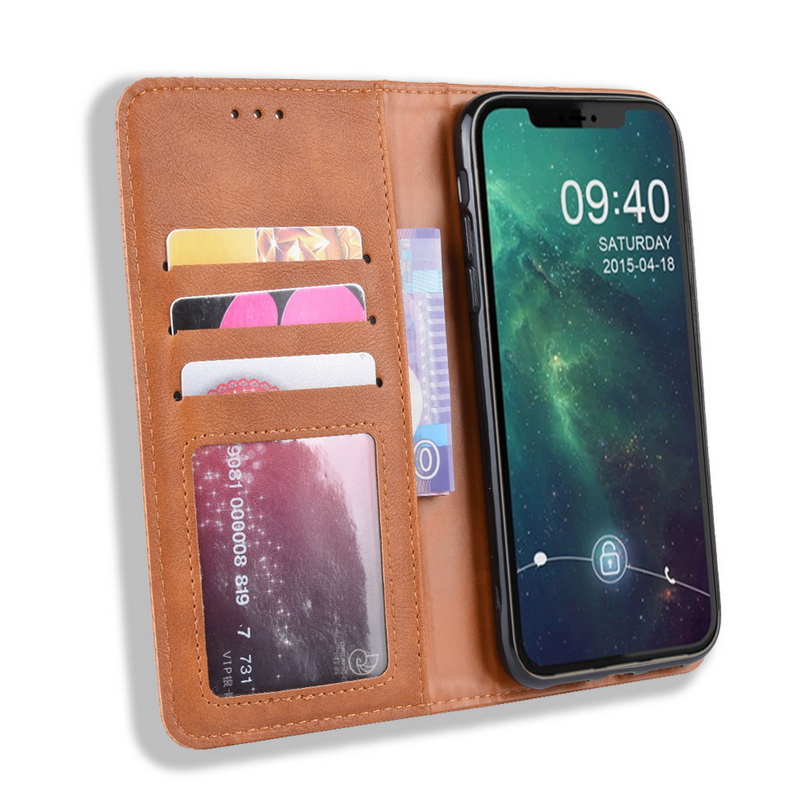 Bao da dạng ví Cao cấp dành cho iPhone 11 Pro Max Luxury Leather