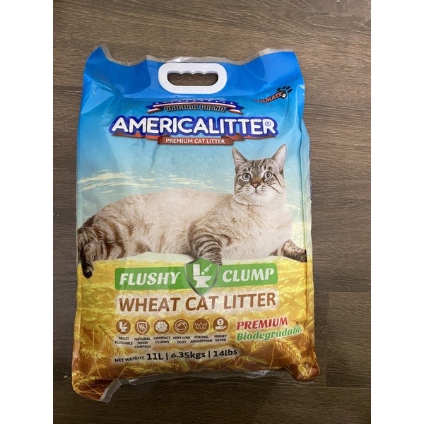 cát lúa mỳ america litter 11L