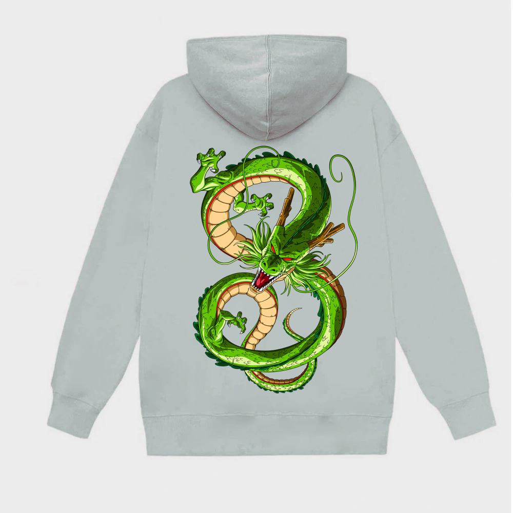 Hoodie unisex hình Rồng Thần manga 7 viên ngọc rồng Dragon Balls áo khoác hoodie BND304 - Trắng