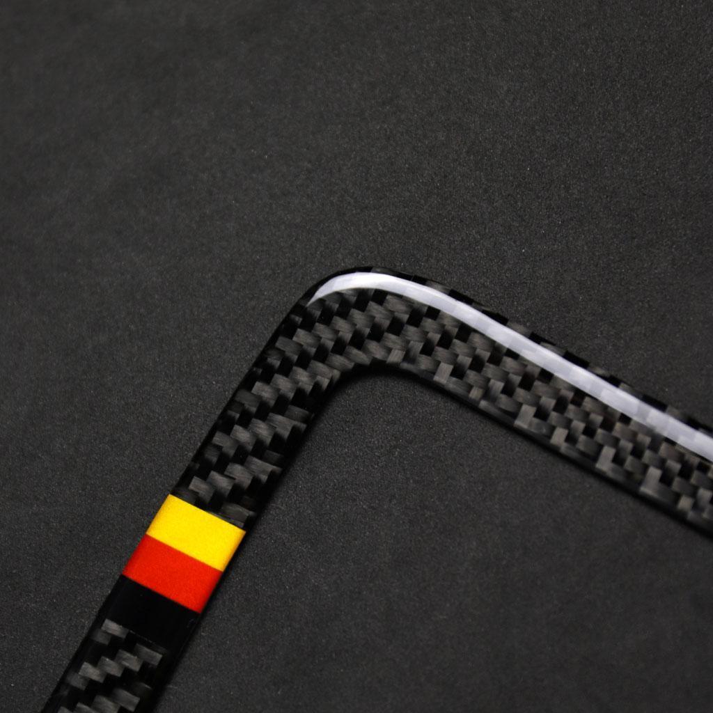 1Pc Gear Panel Protective Trim Carbon Fiber Sticker For W204
