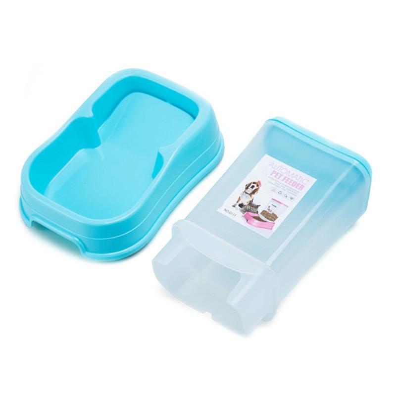 Bát ăn tự động cho chó mèo Kún Miu 0111 chất liệu nhựa (Automatic Pet Feeder)