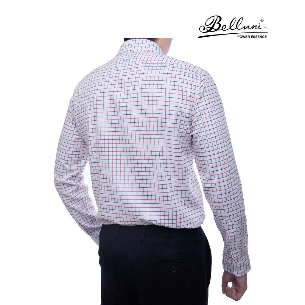 Áo sơ mi nam SlimFit tay dài cao cấp BELLUNI vải sợi tre thoải mái thanh lịch 157R