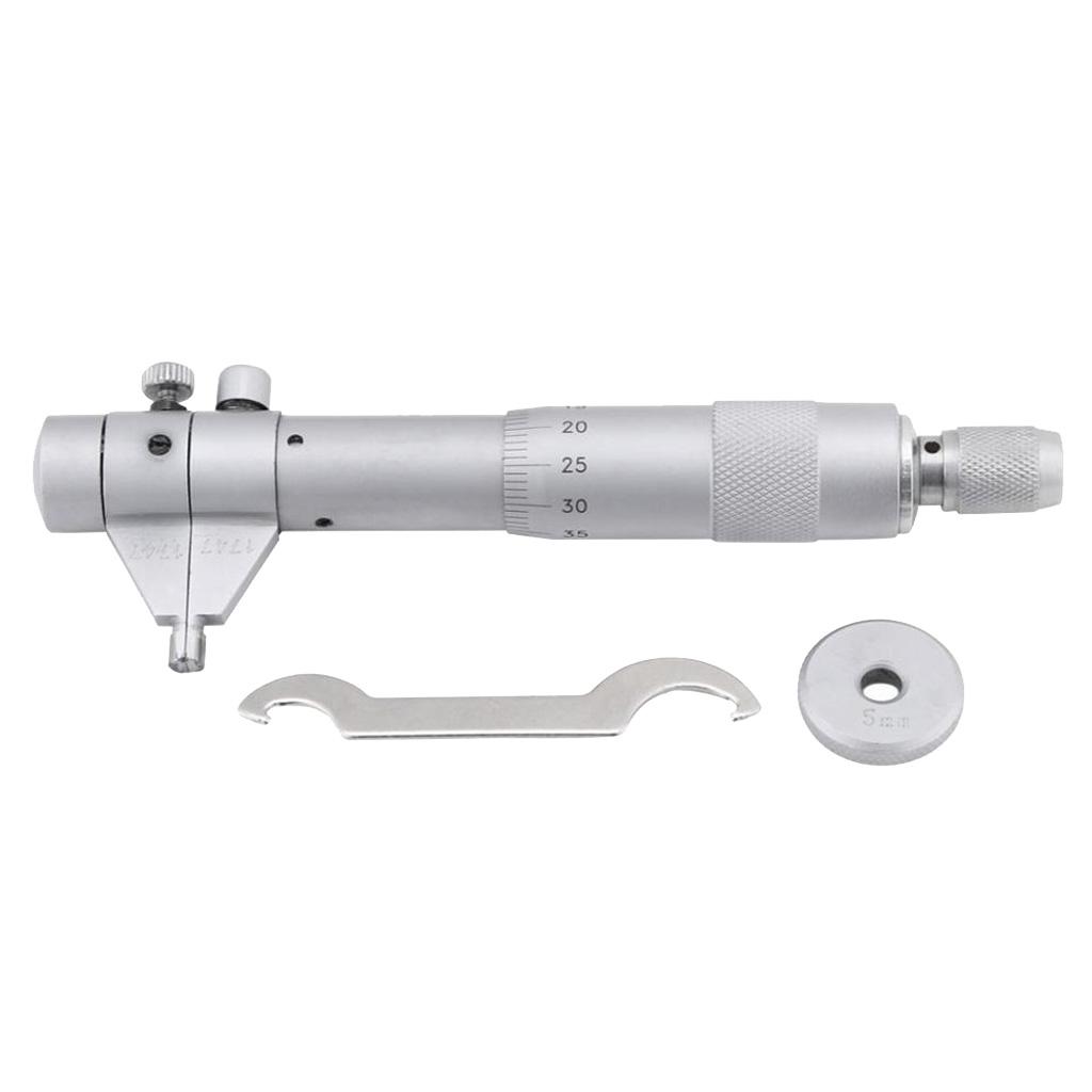 Kẹp Phanh Loại Bên Trong Micromet Đo Dụng Cụ 5-30 Mm 0.01 Mm, Thép Không Gỉ