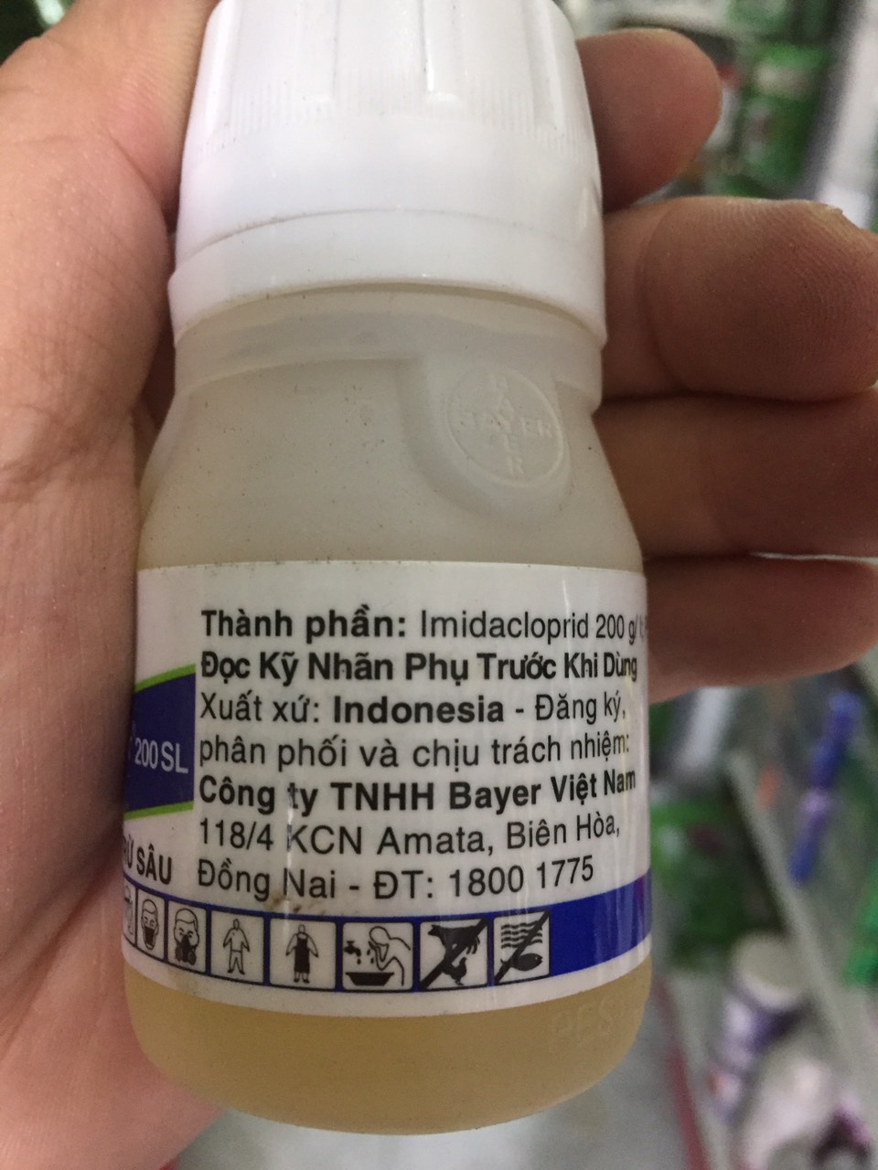 CONFIDOR 200SL đặc trừ bọ trĩ- rệp sáp - Chai 50ml