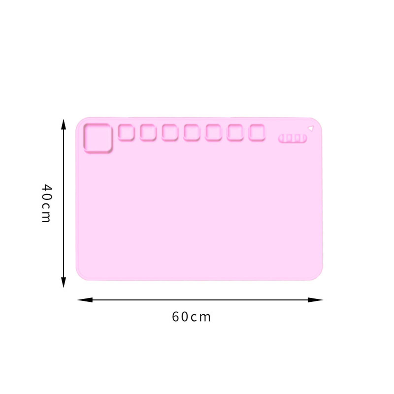 Silicone Mat Crafts Multipurpose Mat Nonstick Watercolors for Painting Play